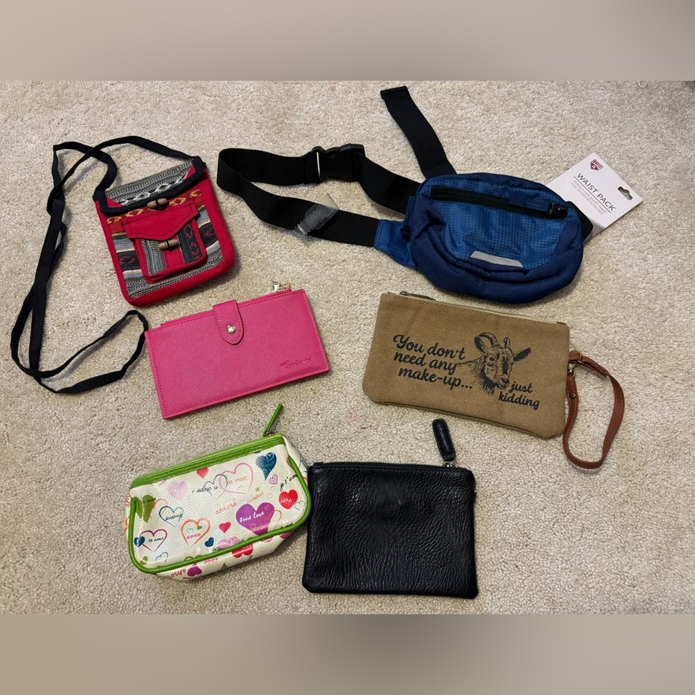 Wallets, Cosmetic & Wristlets